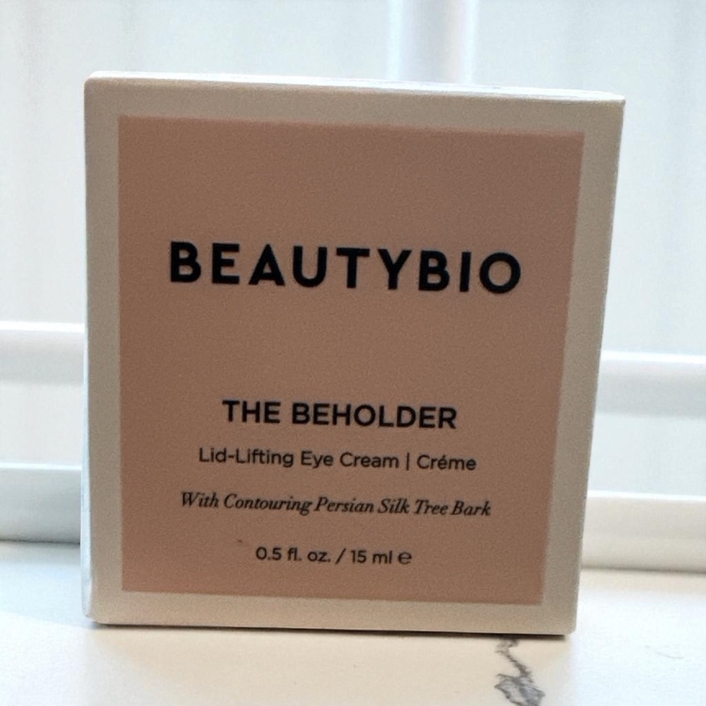 BeautyBio The Beholder lid-lifting Eye Cream- new in box . DISCONTINUED 0.5 oz